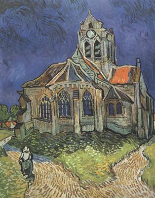 Vincent Van Gogh The Church at Auvers (nn04) France oil painting art
